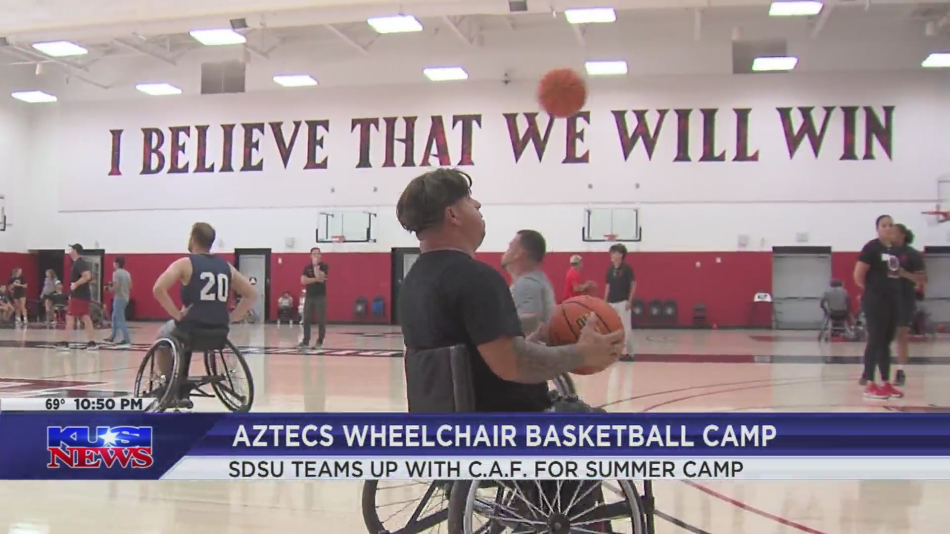 Aztecs wheelchair basketball camp – FOX 5 San Diego & KUSI News