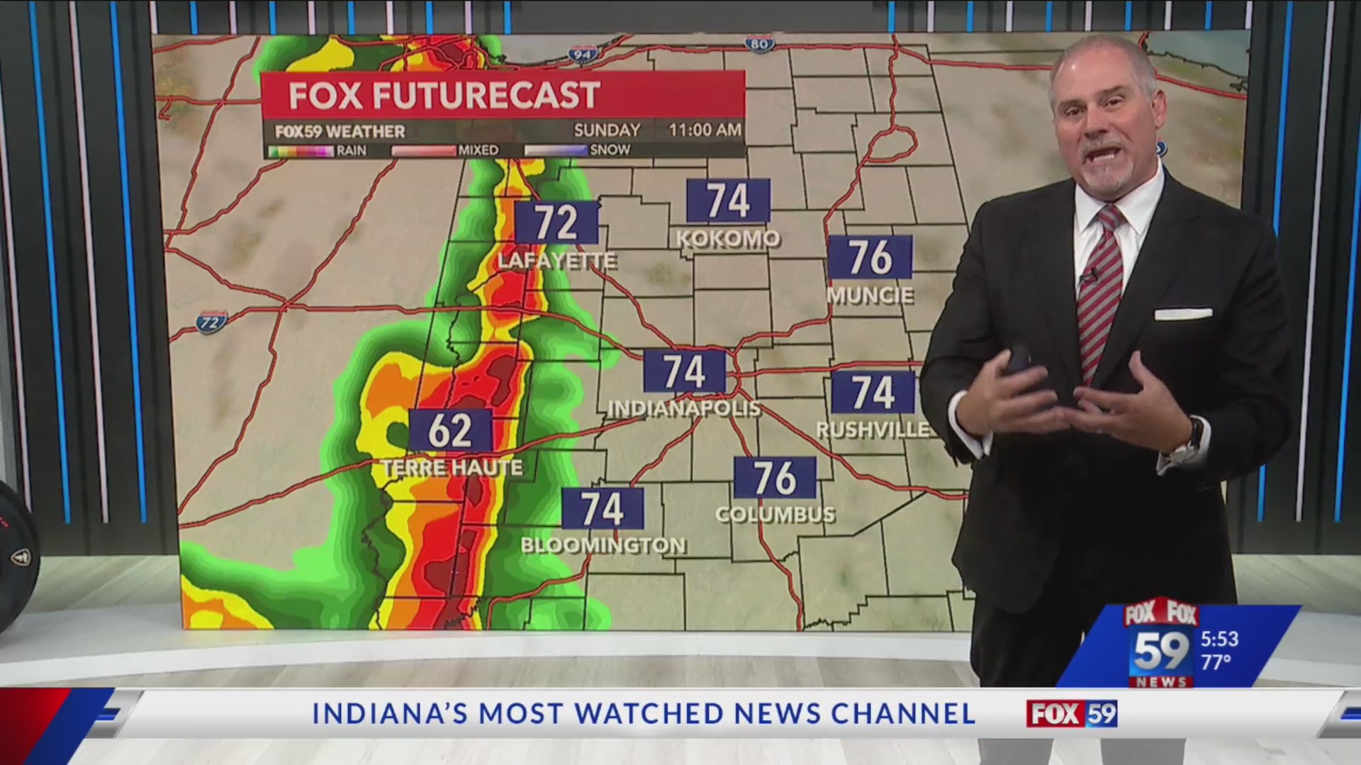 Honing in on race weekend rain chances – Fox 59