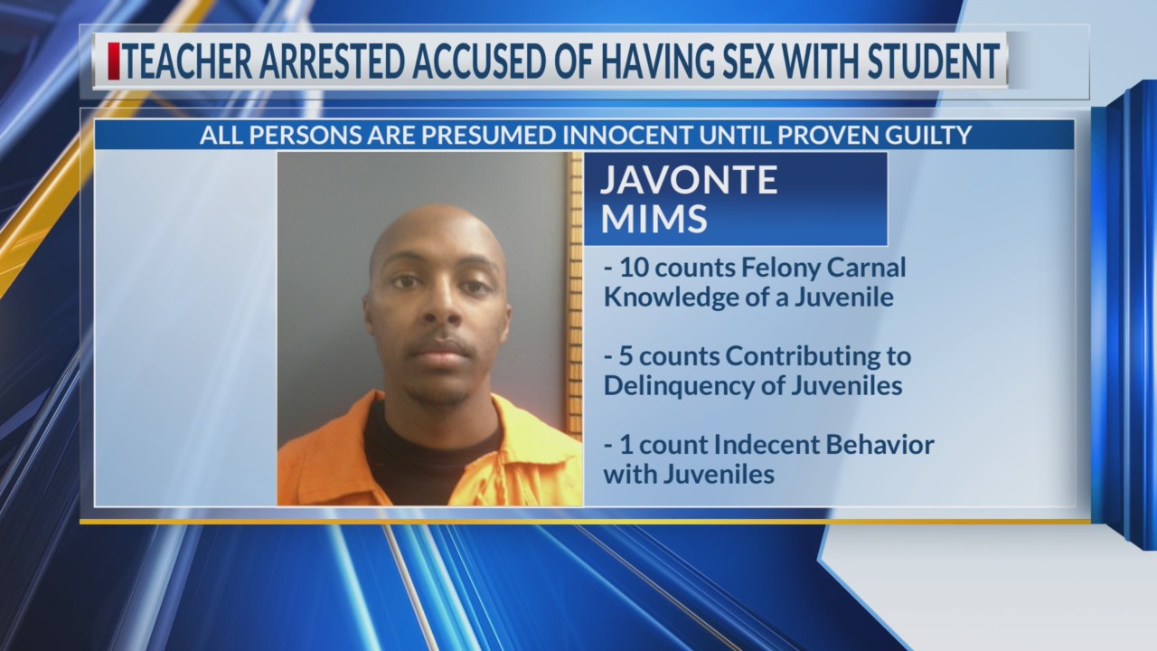 Teacher arrested in Sabine Parish for allegedly having sex with a ...