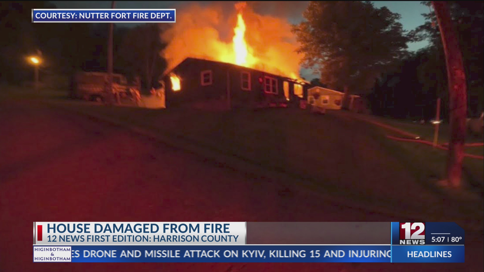 No injuries reported from house fire in Harrison County – WBOY.com