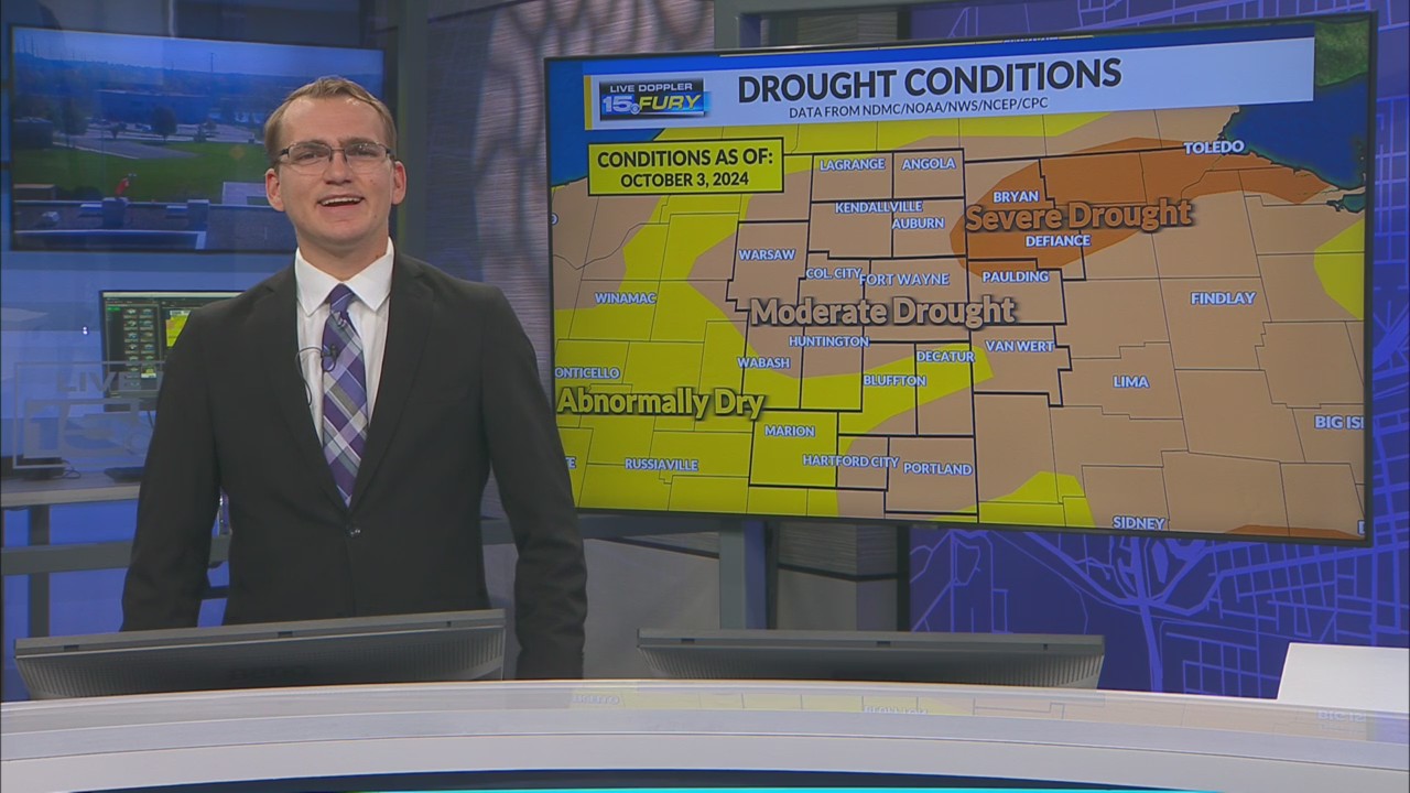 Drought conditions improve slightly in NE IN and NW OH – WANE 15