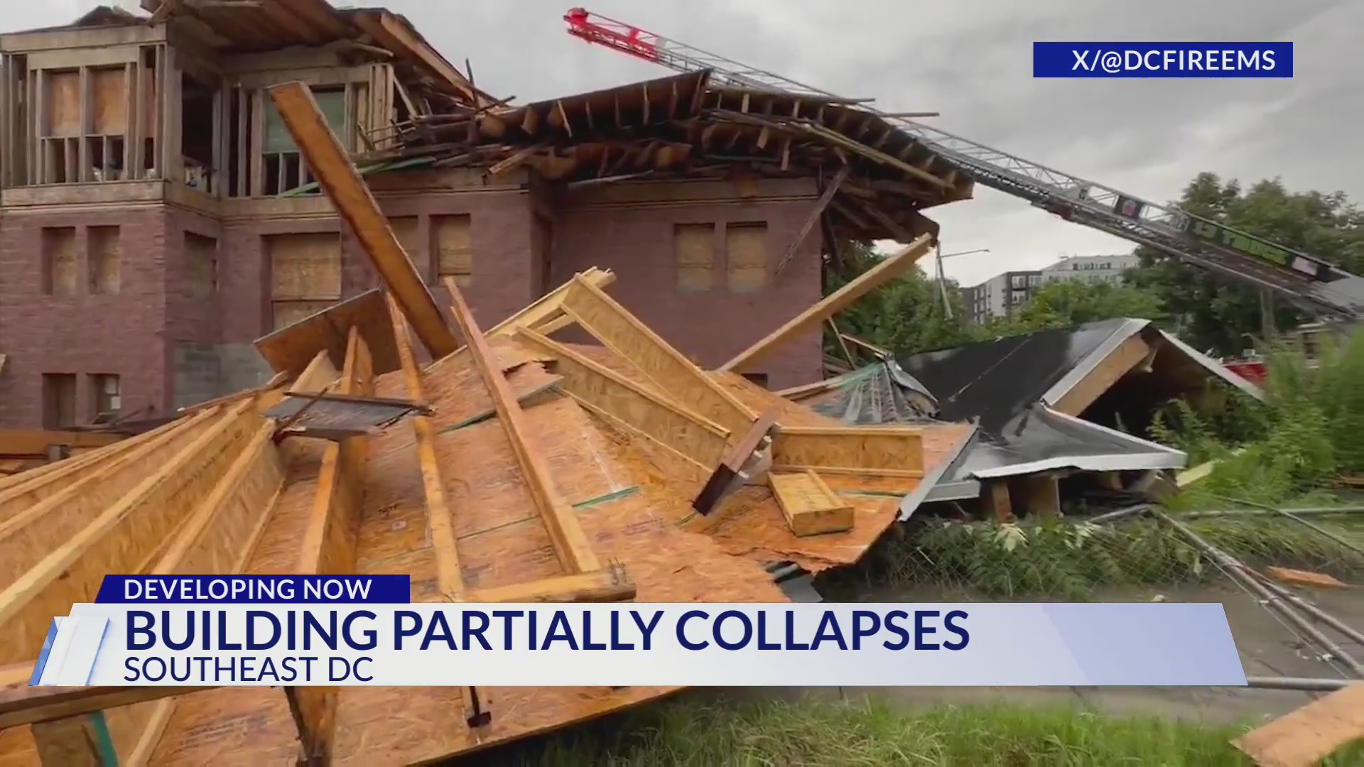 Building collapses in Northeast DC – DC News Now | DC, Virginia ...