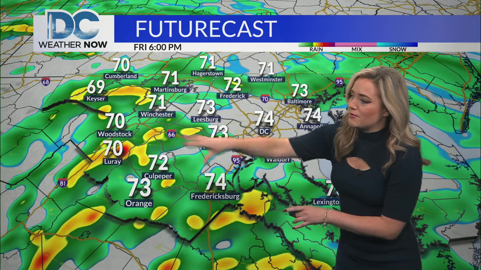 Weather: Rain, storms fill in across the DMV from Helene – DC News Now ...