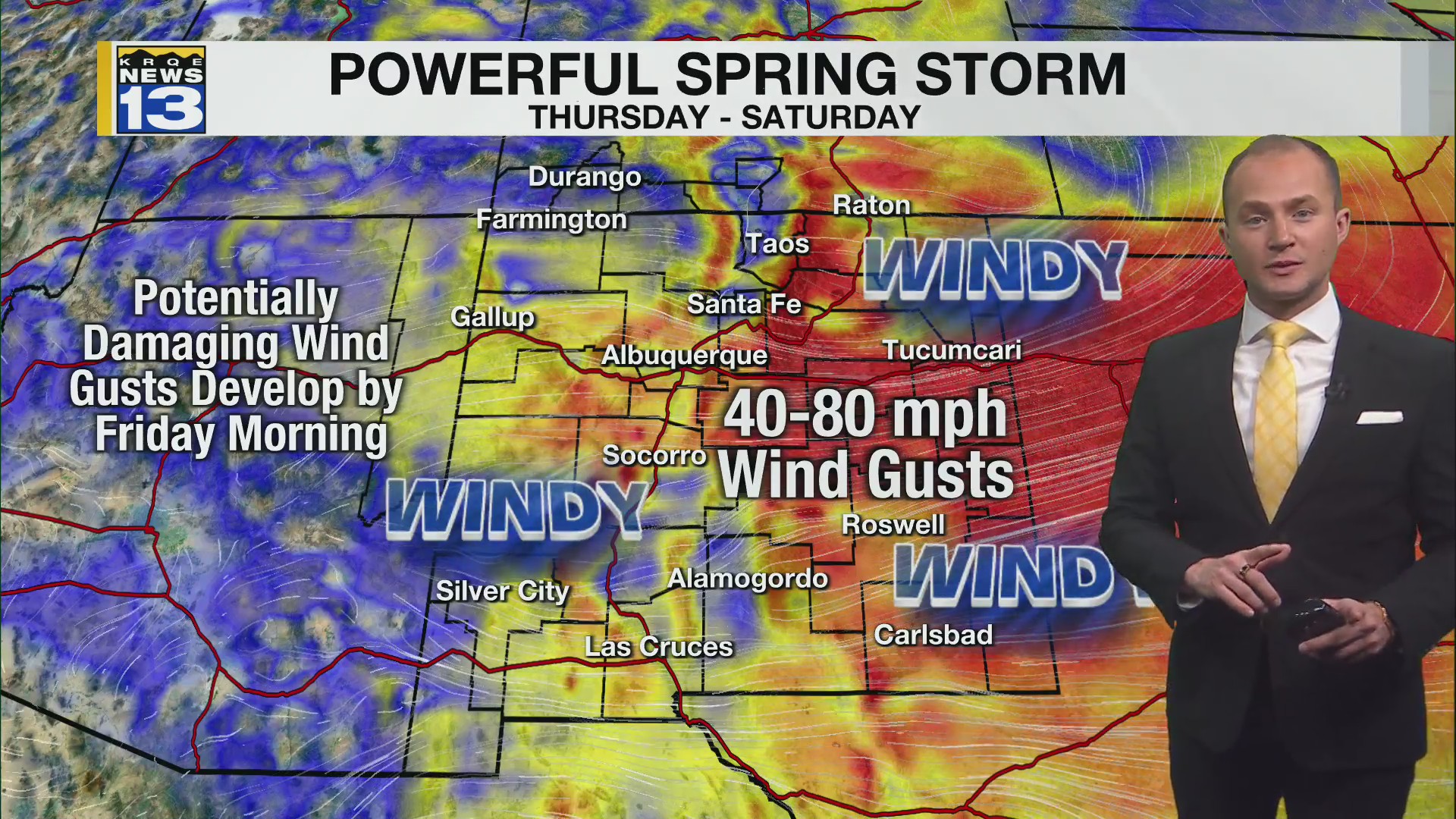 Powerful spring storm on the way – KRQE NEWS 13 – Breaking News ...