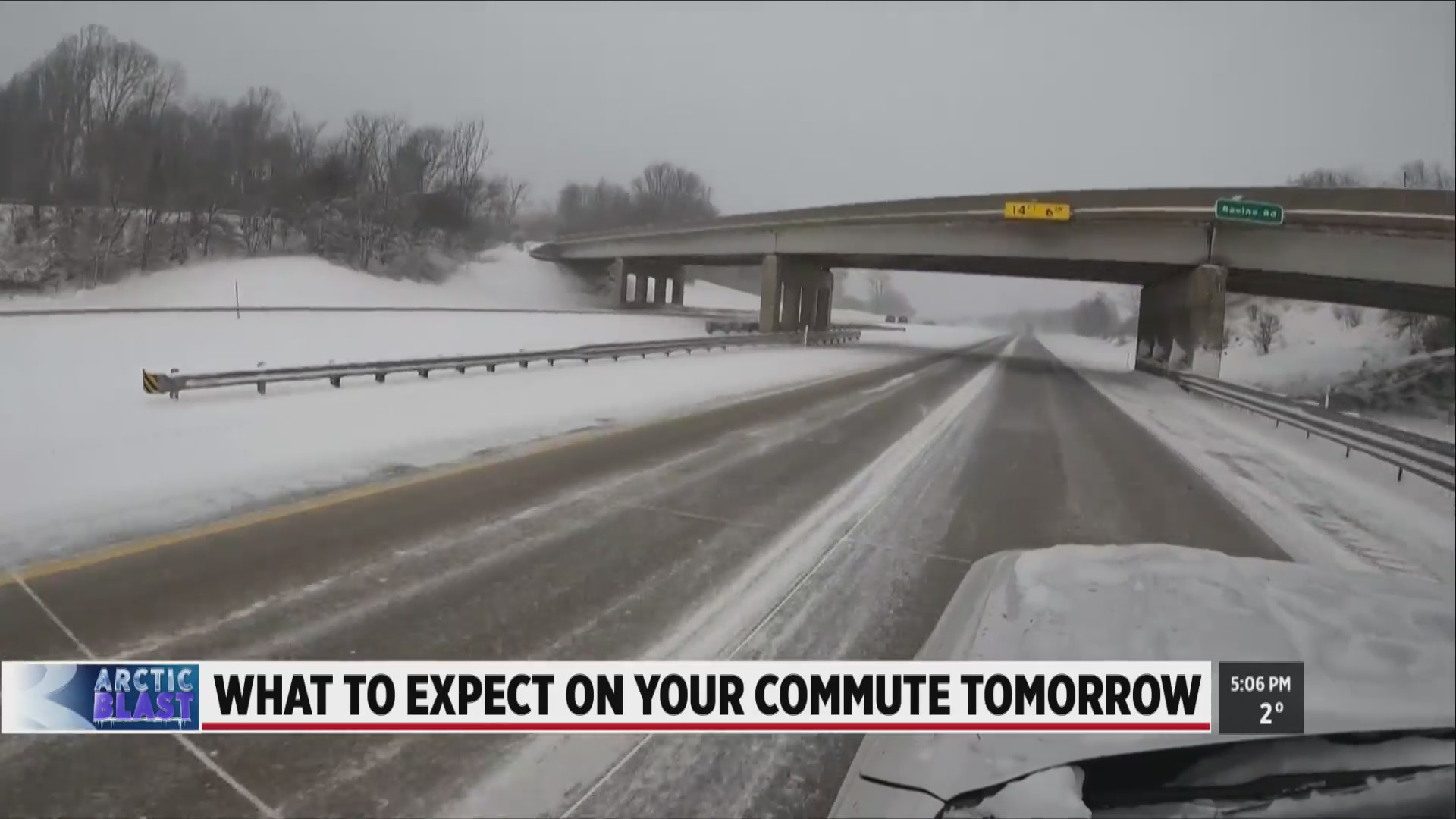 Road crews work to clear roads in Arctic temperatures – WOODTV.com