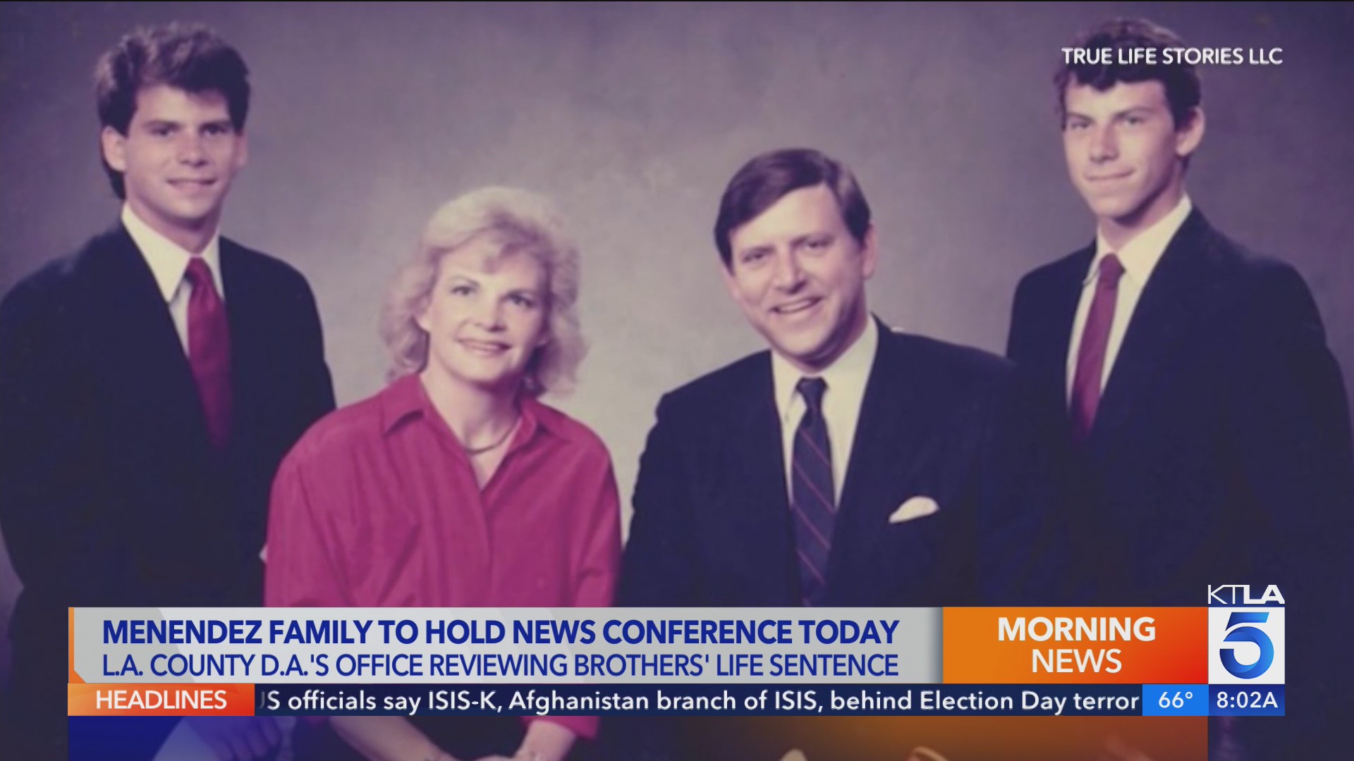 Family of Menendez brothers holding press conference to discuss pending