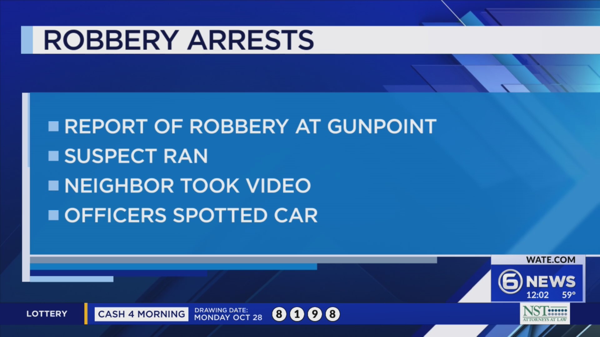Robbery arrests in Knoxville – WATE 6 On Your Side
