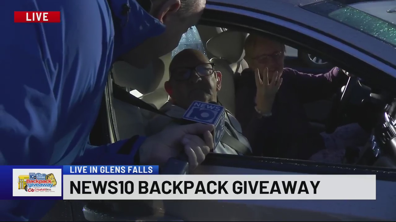 Day 5 of NEWS10 Backpack giveaway begins in Glens Falls – NEWS10 ABC