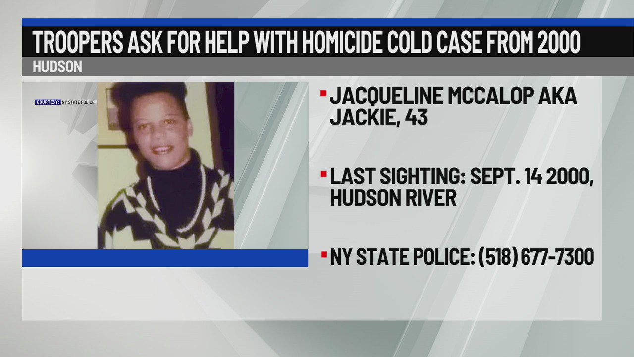 Troopers ask for help with Hudson homicide cold case from 2000 – NEWS10 ABC