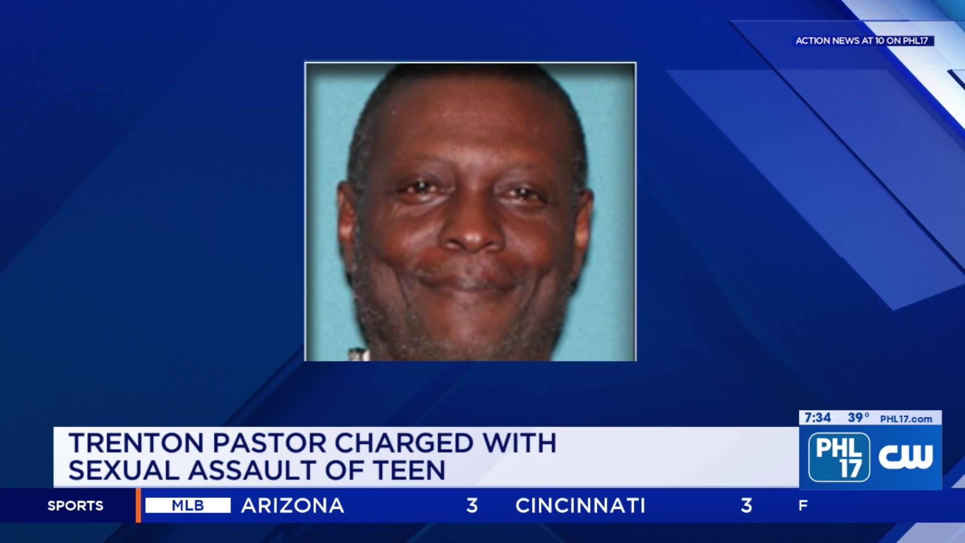 Trenton pastor charged with sexual assault of teen – PHL17.com