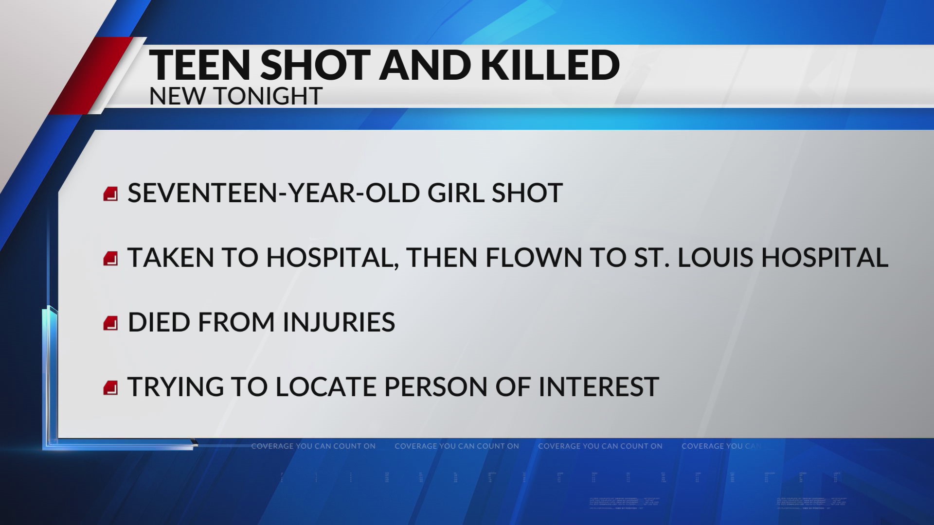 Teenage girl fatally shot in Alton, Illinois: Police – FOX 2