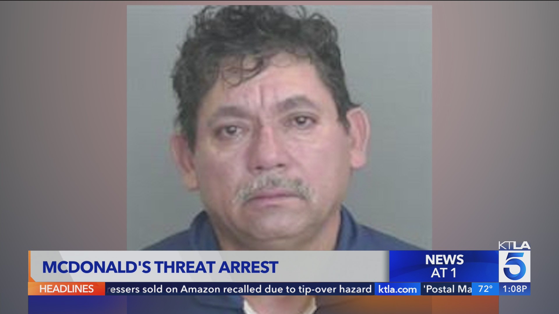 Man arrested for trying to set fire to Orange County McDonald’s – KTLA