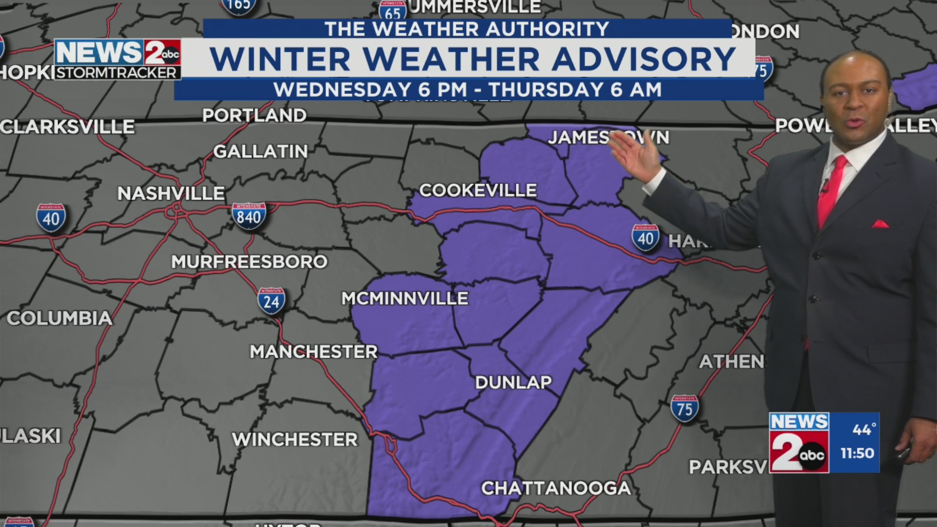 March 5, 2025 Midday Forecast – WKRN News 2