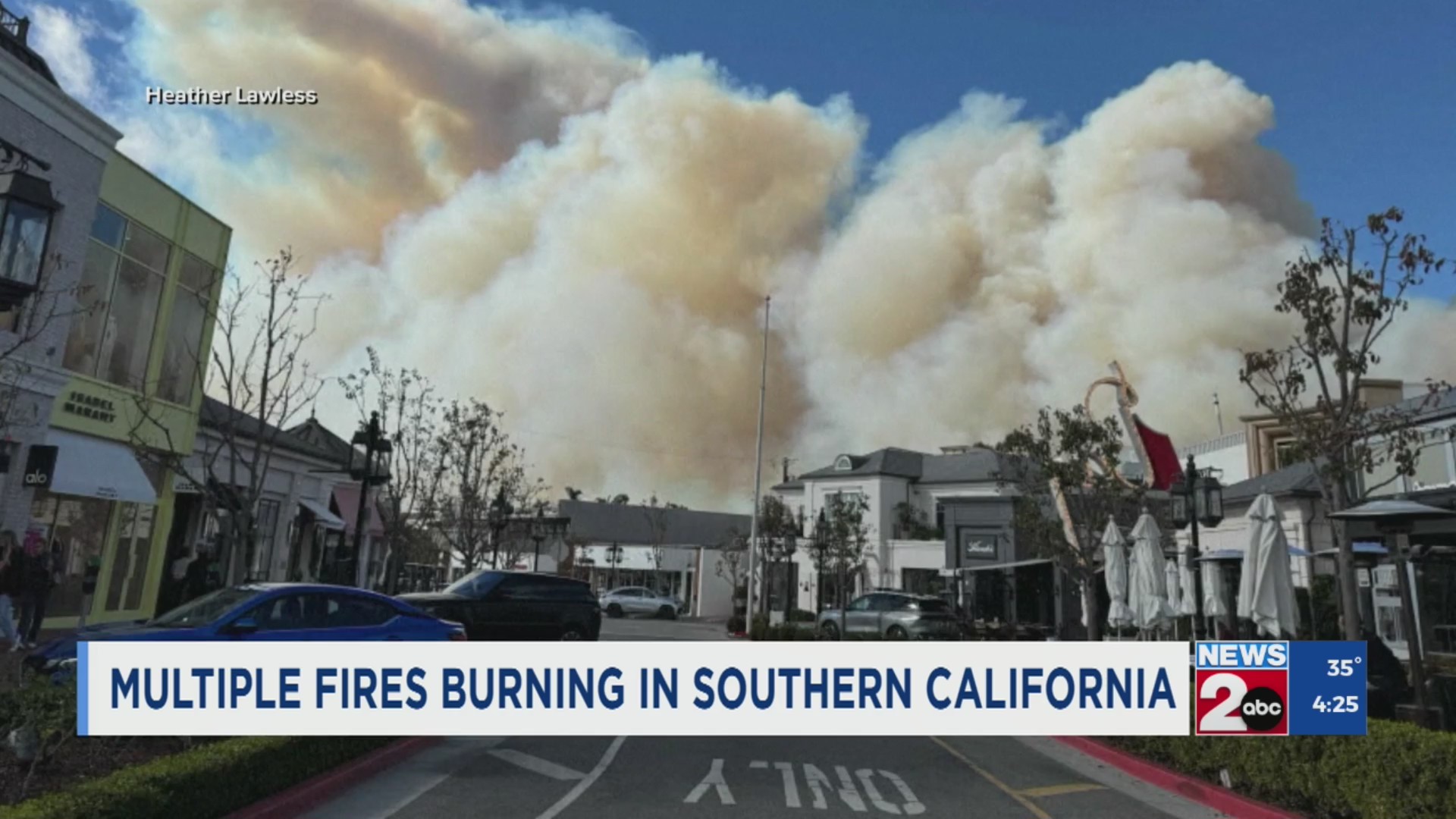Multiple wildfires burning in Southern California – WKRN News 2