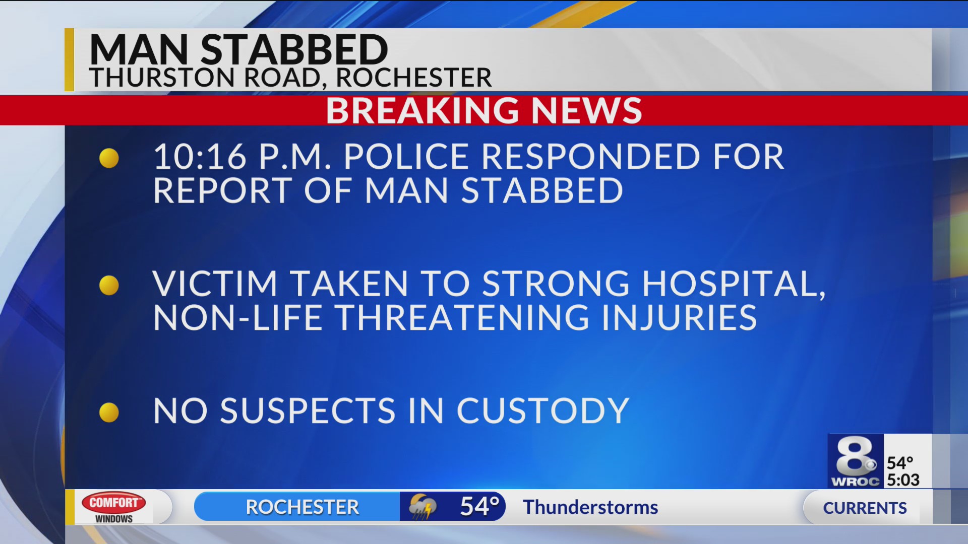 Man injured after Thurston Avenue stabbing – RochesterFirst