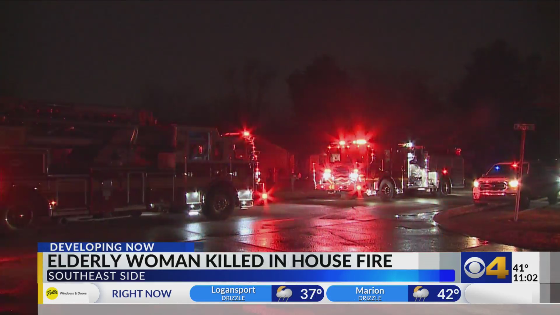 Residence fire on southeast side of Indianapolis leaves 82-year-old ...