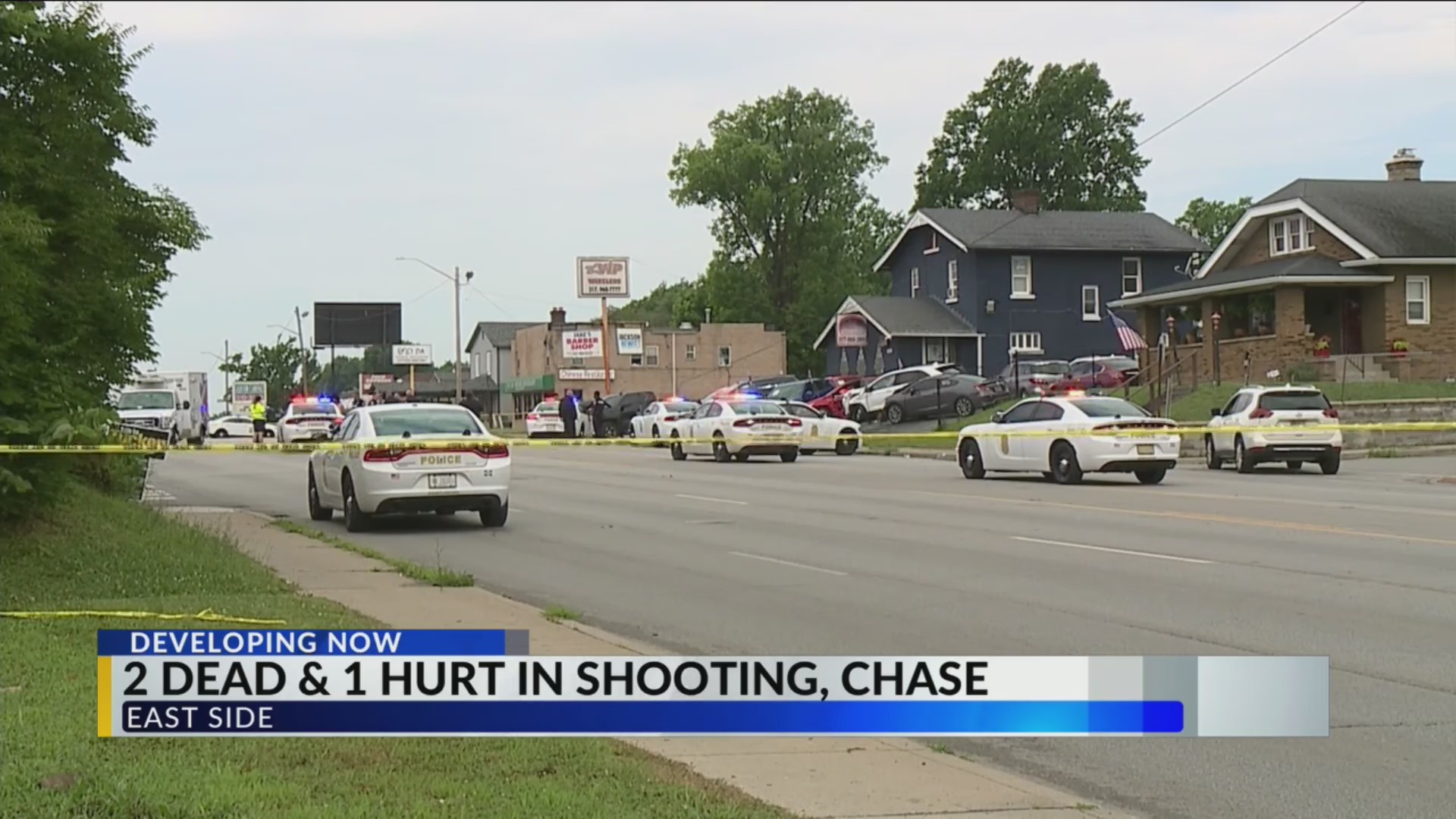 2 dead, 1 injured after shooting that led to a high-speed pursuit – Fox 59