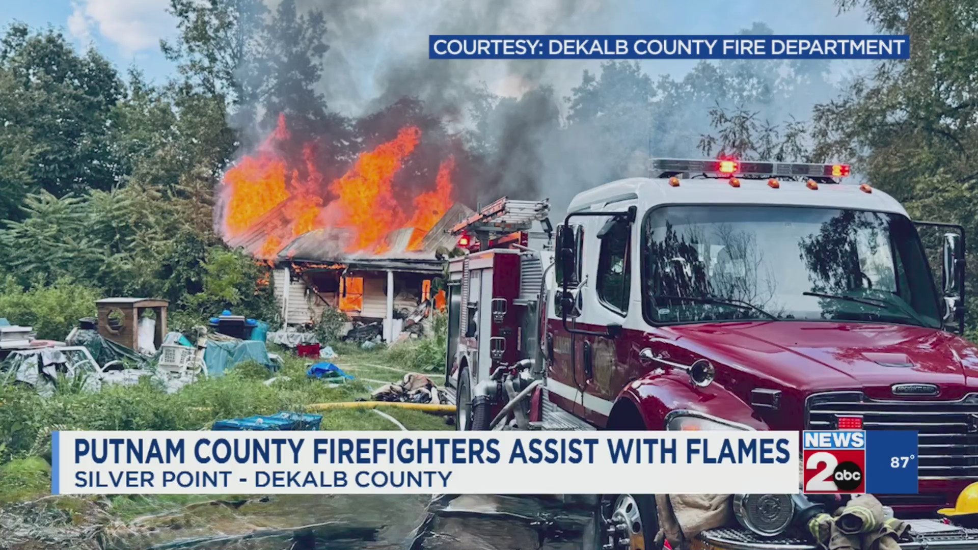DeKalb County home ruled total loss following fire – WKRN News 2
