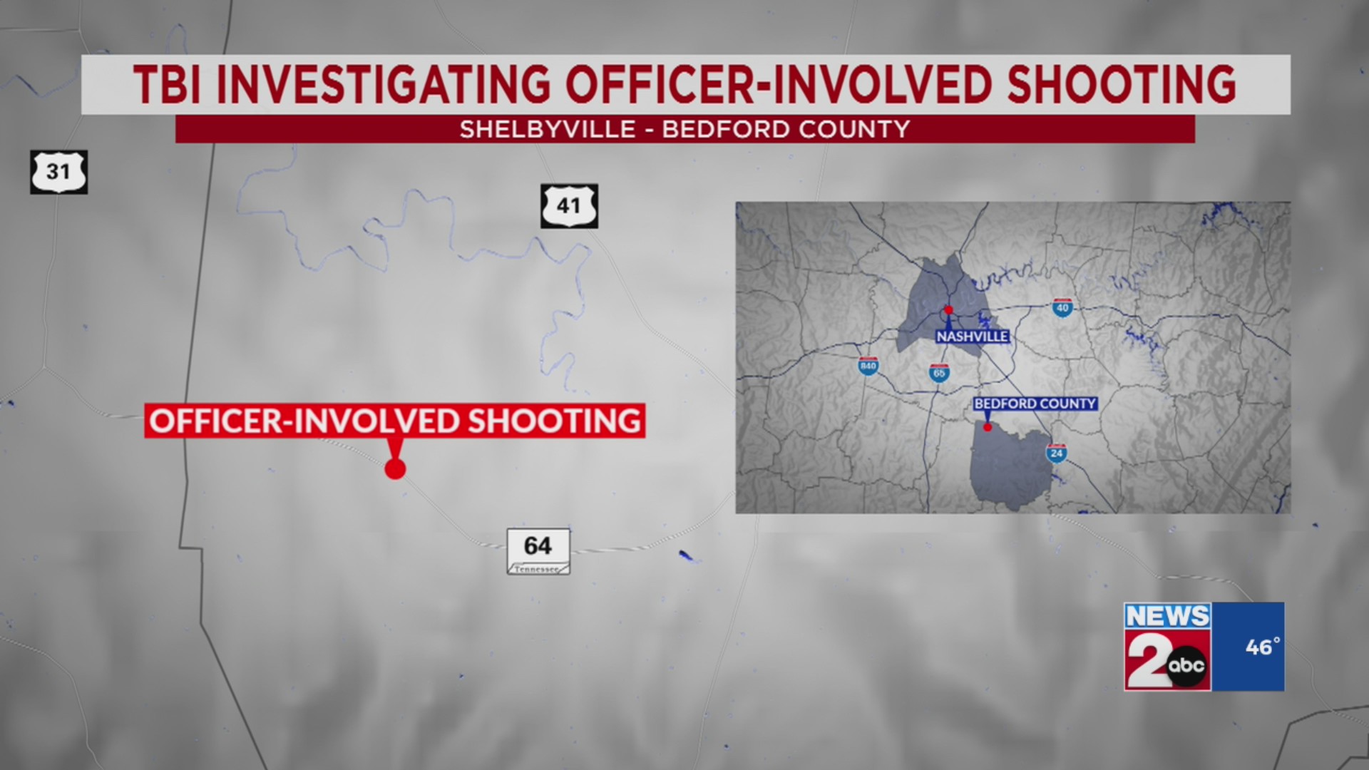TBI investigates officer-involved shooting in Bedford County, TN – WKRN ...