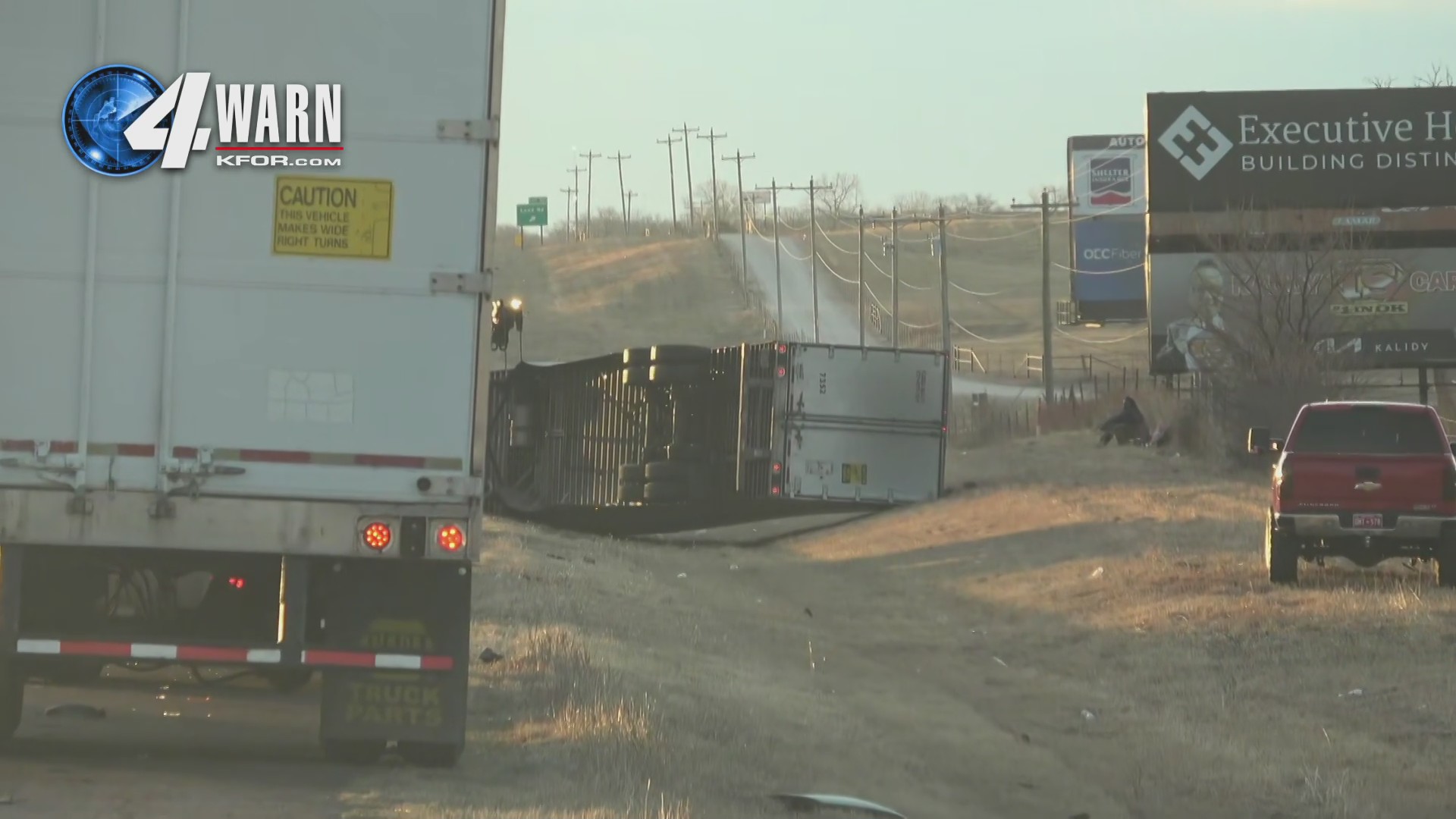 Semi crash impacting traffic southbound on I-35 – KFOR.com Oklahoma City