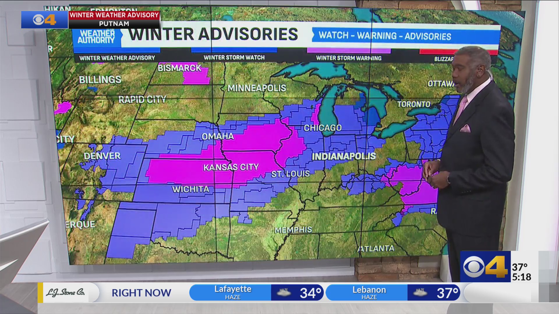 A Winter Weather Advisory for central Indiana – Fox 59
