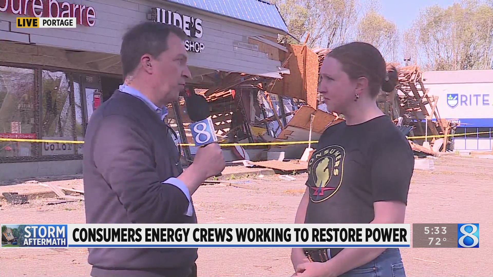Consumers Energy crews working to restore power – WOODTV.com