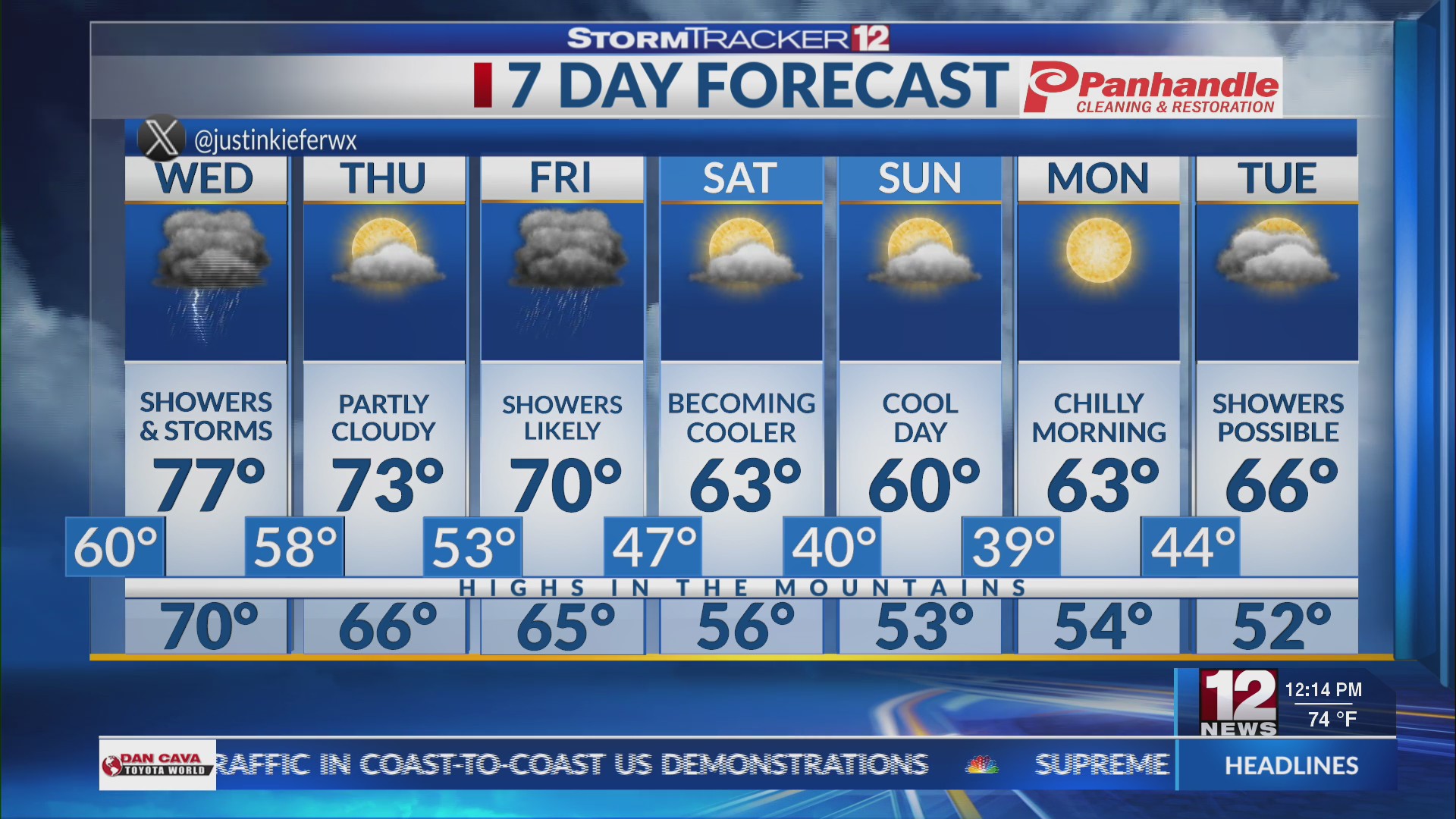 Storm Tracker 12 Weather Forecast – WBOY.com