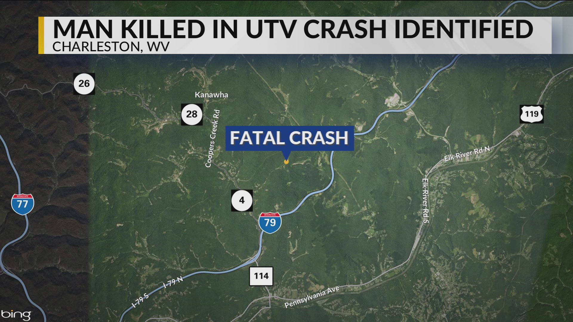 82-year-old man dies in UTV crash in Kanawha County – WOWK 13 News
