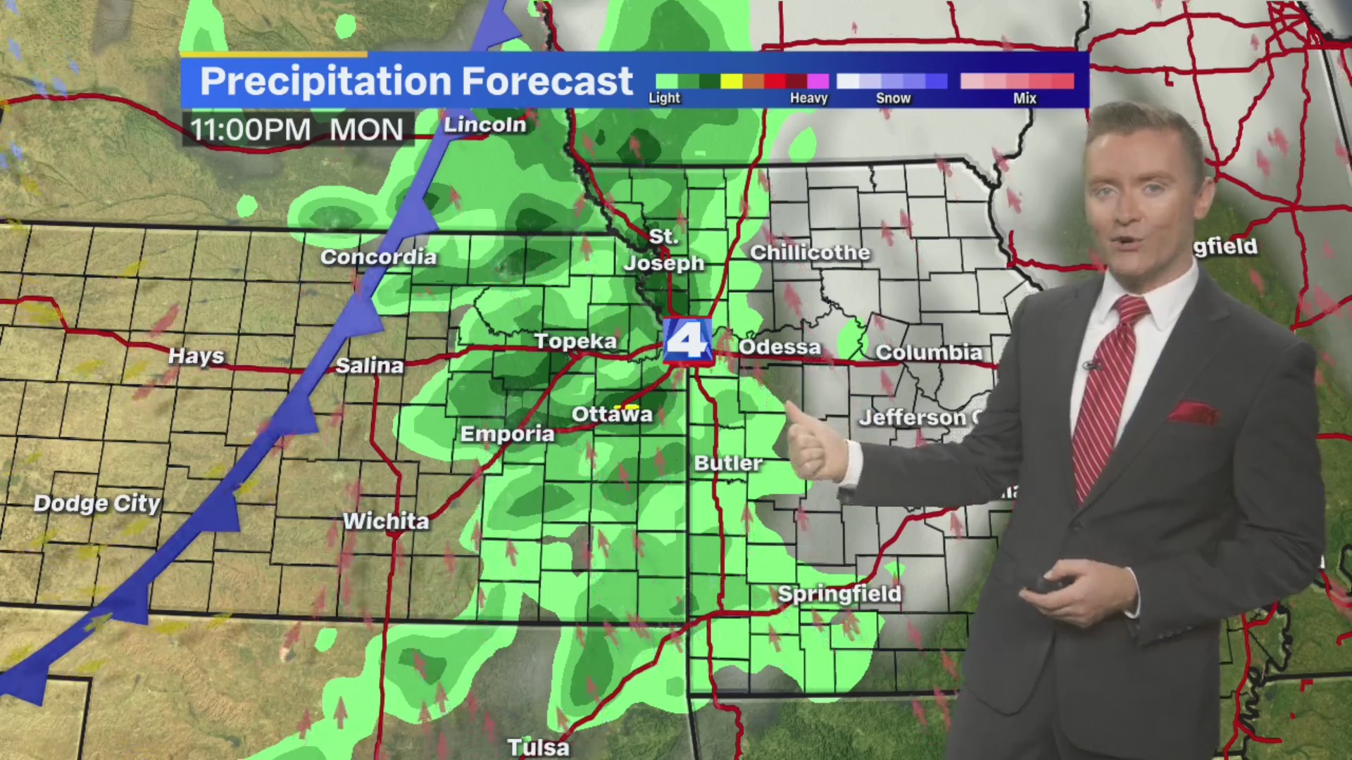 Friday afternoon forecast – FOX 4 Kansas City WDAF-TV | News, Weather ...