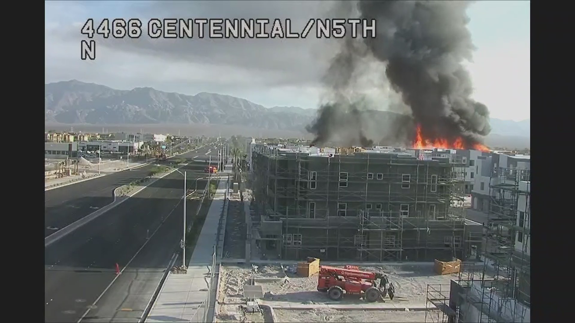 Fire crews battle huge fire in North Las Vegas – KLAS