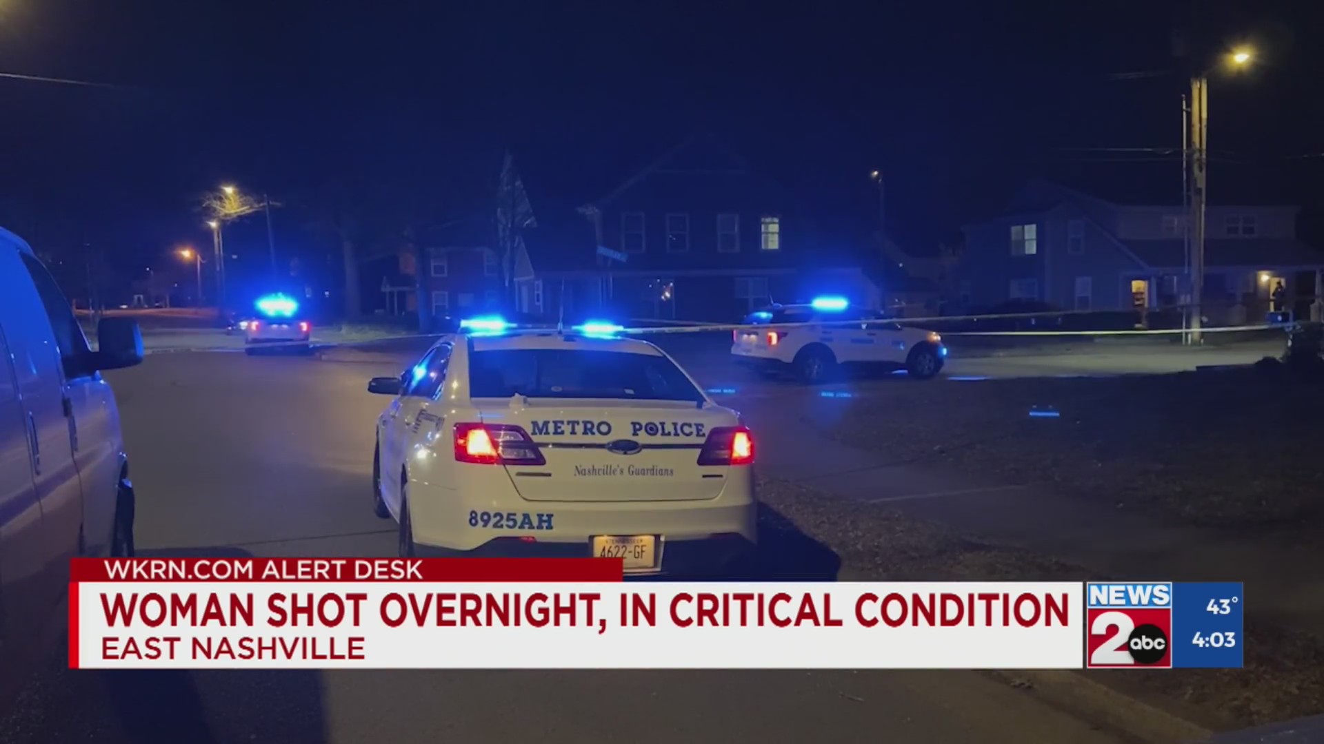 Woman critically injured after shooting at East Nashville duplex – WKRN ...