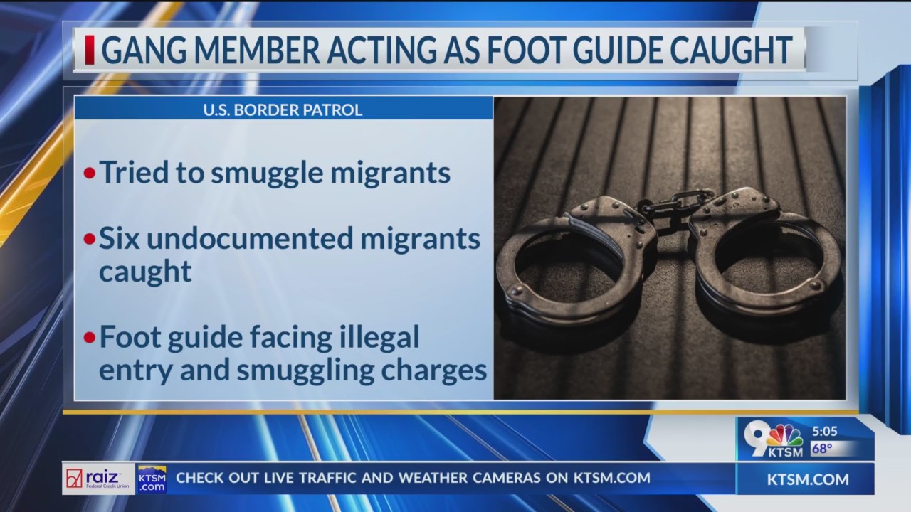 ‘Foot guide’ arrested for migrant smuggling in Clint – KTSM 9 News