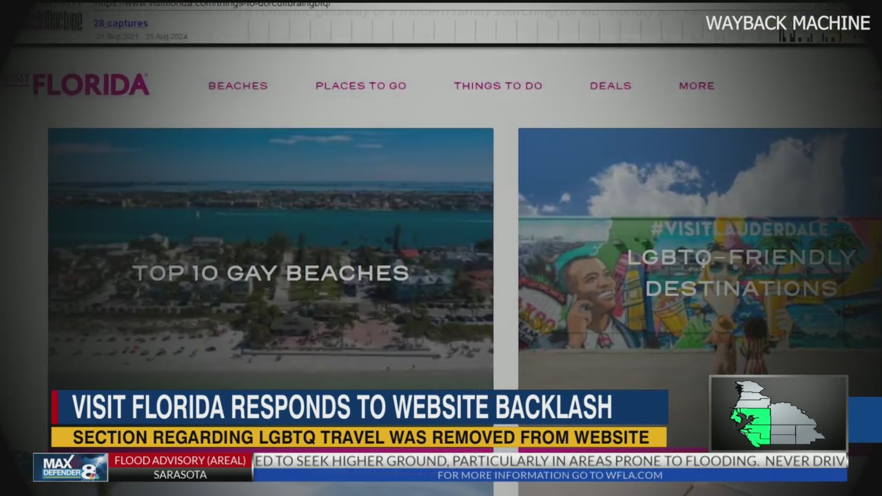 Lin Florida Visit Florida responds to website backlash – WFLA