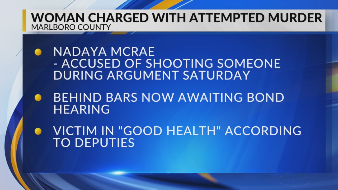 Marlboro County deputies charge woman with attempted murder after ...