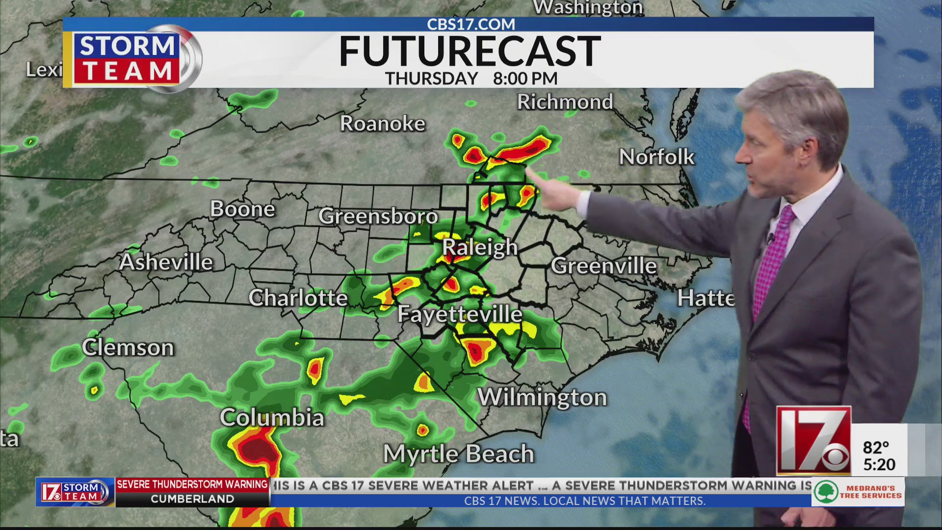 Severe Weather Alert Day Friday, drier days ahead – CBS17.com
