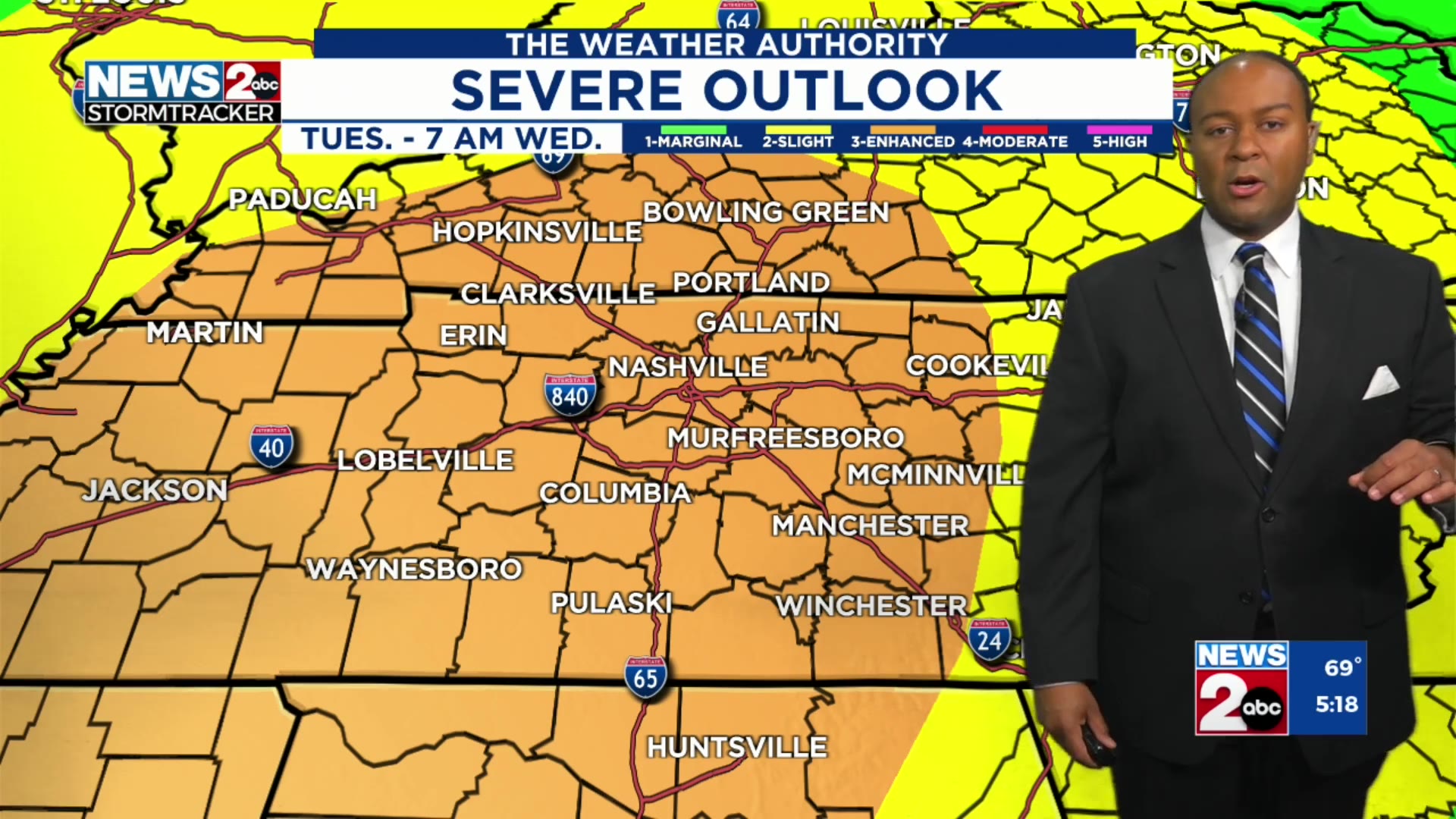 May 19, 2025 Morning Forecast – WKRN News 2