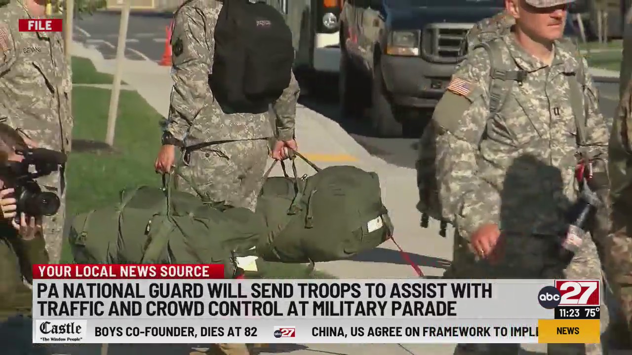 Pennsylvania National Guard to send troops to assist with traffic ...