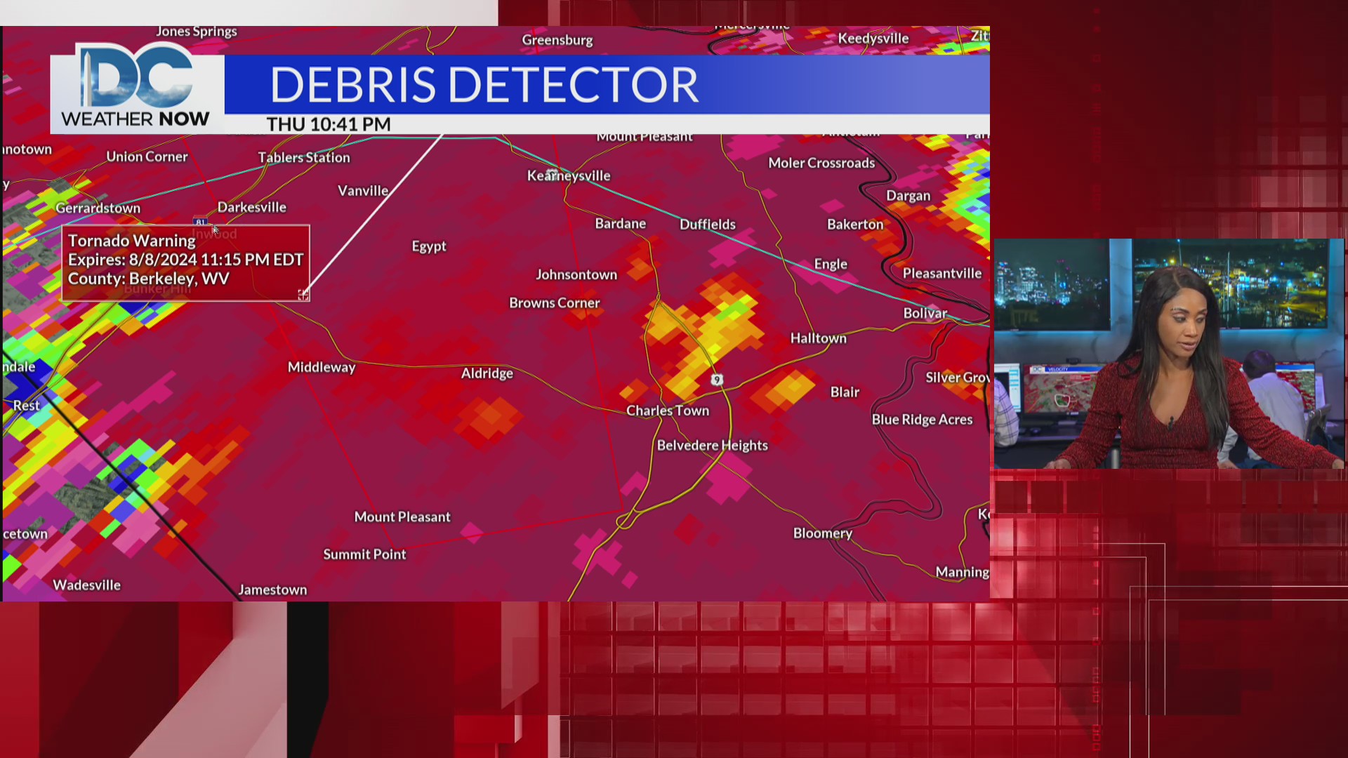 The latest tornado warnings in the area – DC News Now | DC, Virginia ...
