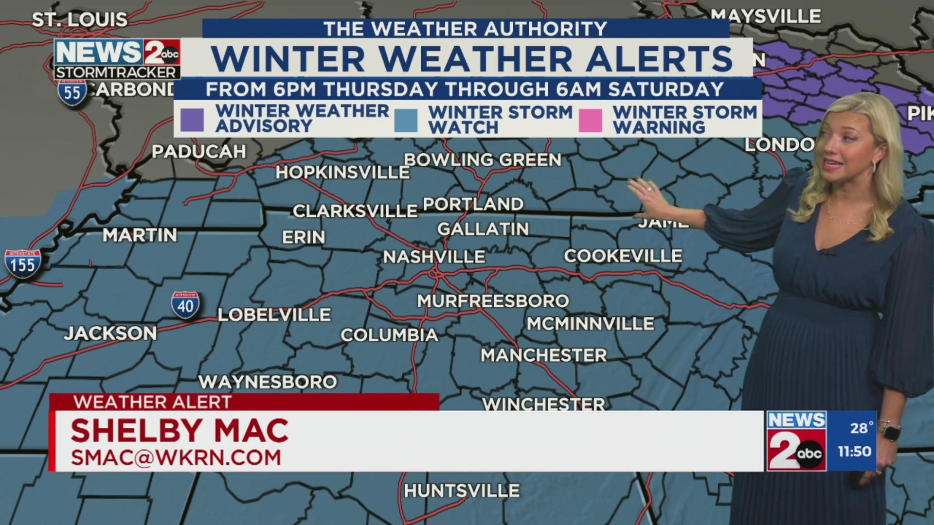 Winter Storm Friday – WKRN News 2