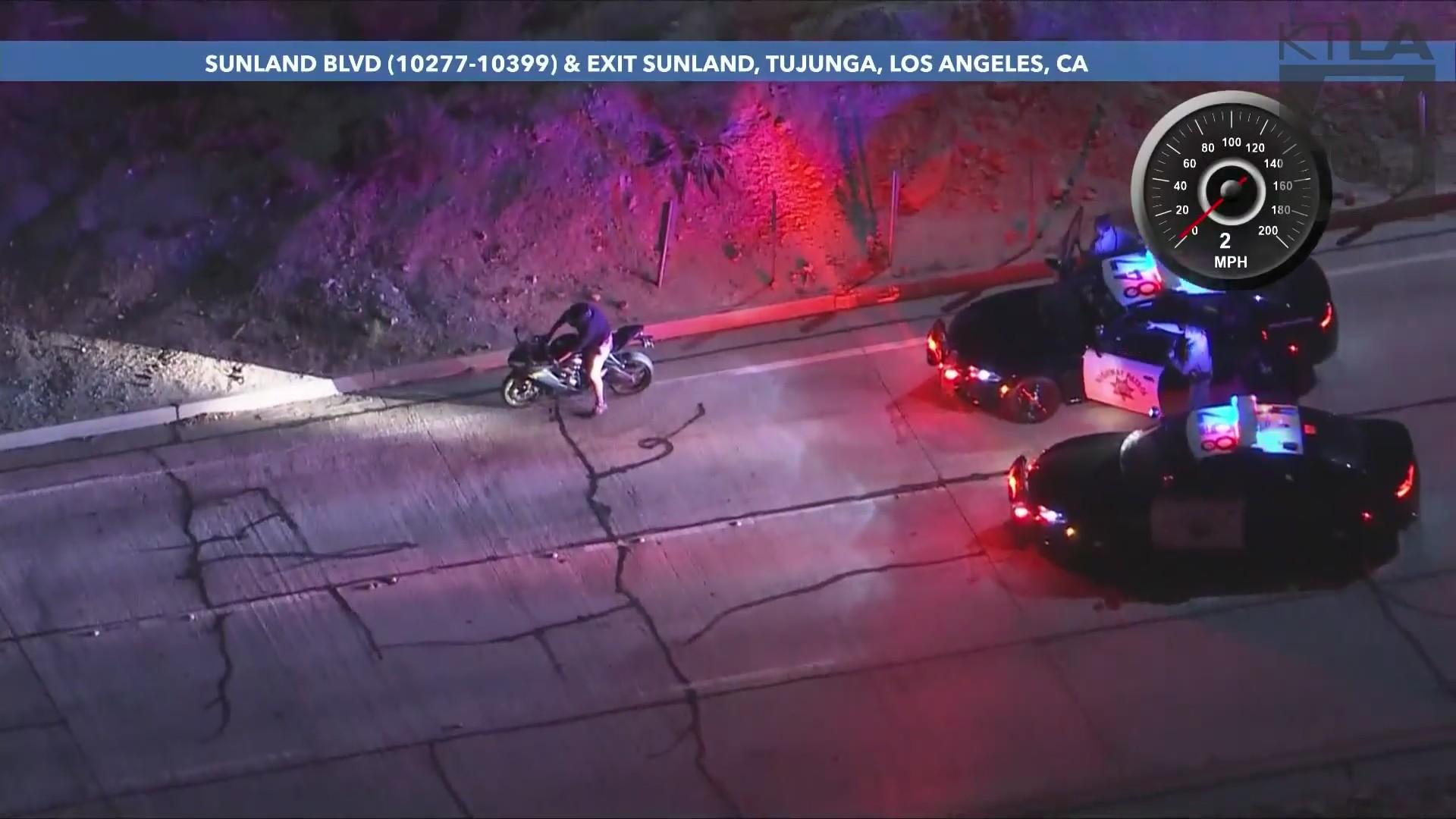 CHP pursues speeding motorcyclist in Southern California – KTLA