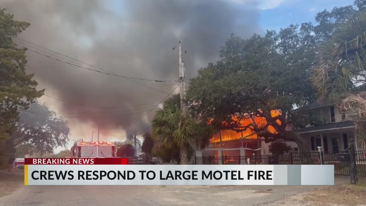 Christmas fire draws large response to Myrtle Beach motel – WBTW