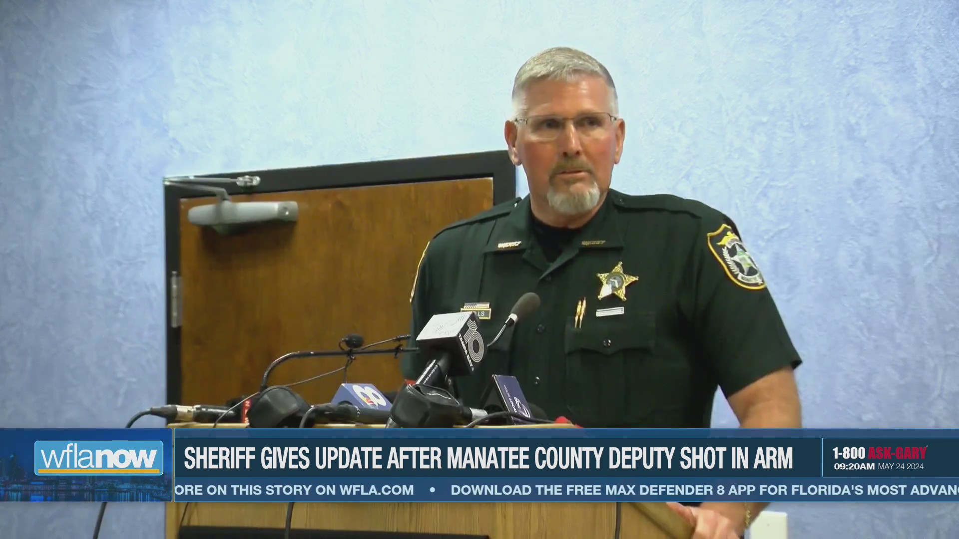 Sheriff Gives Update After Manatee County Deputy Shot In Arm Wfla Sheriff Gives Update After Manatee County Deputy Shot In Arm Wfla