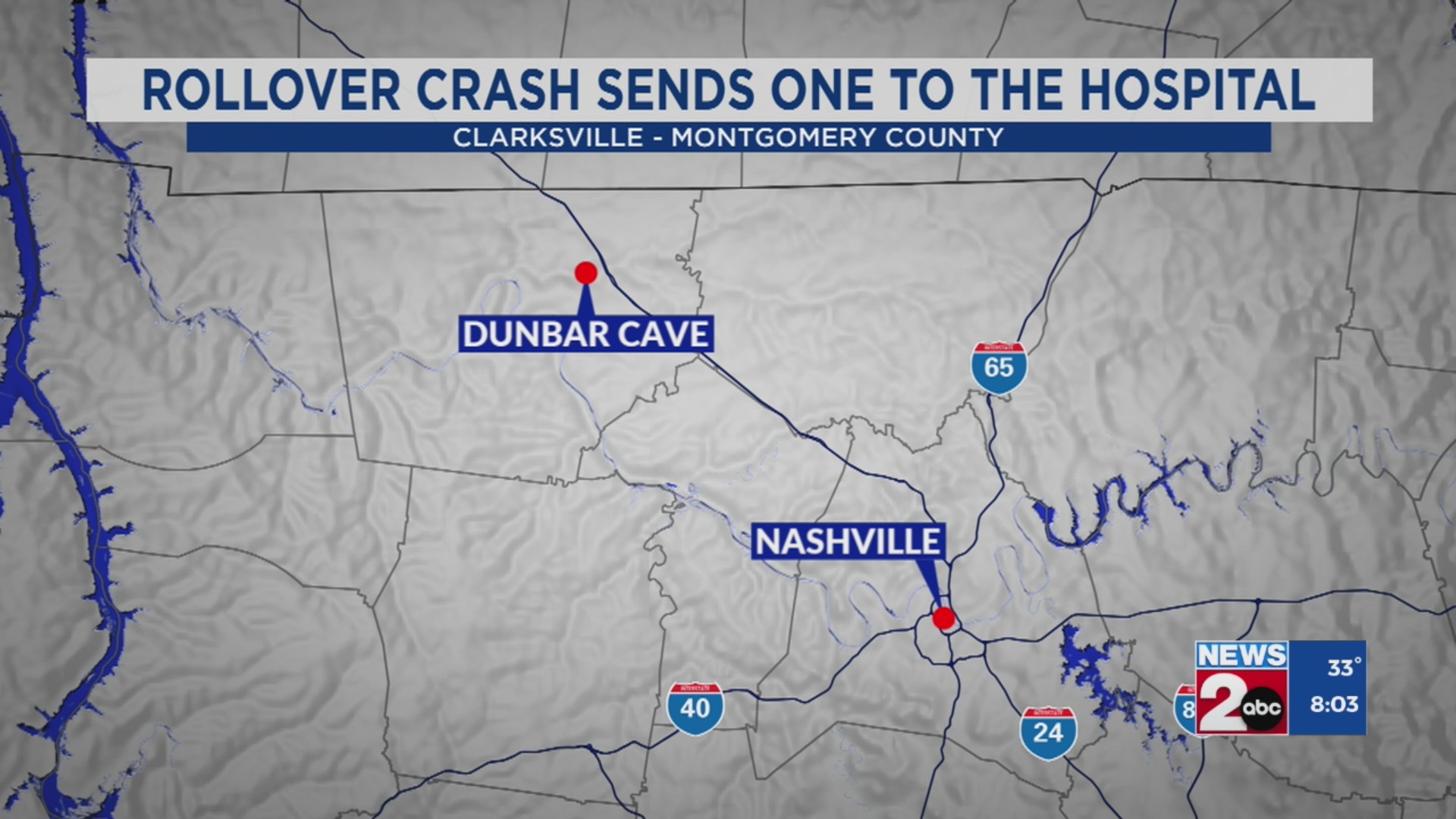 1 injured in rollover crash in Clarksville – WKRN News 2