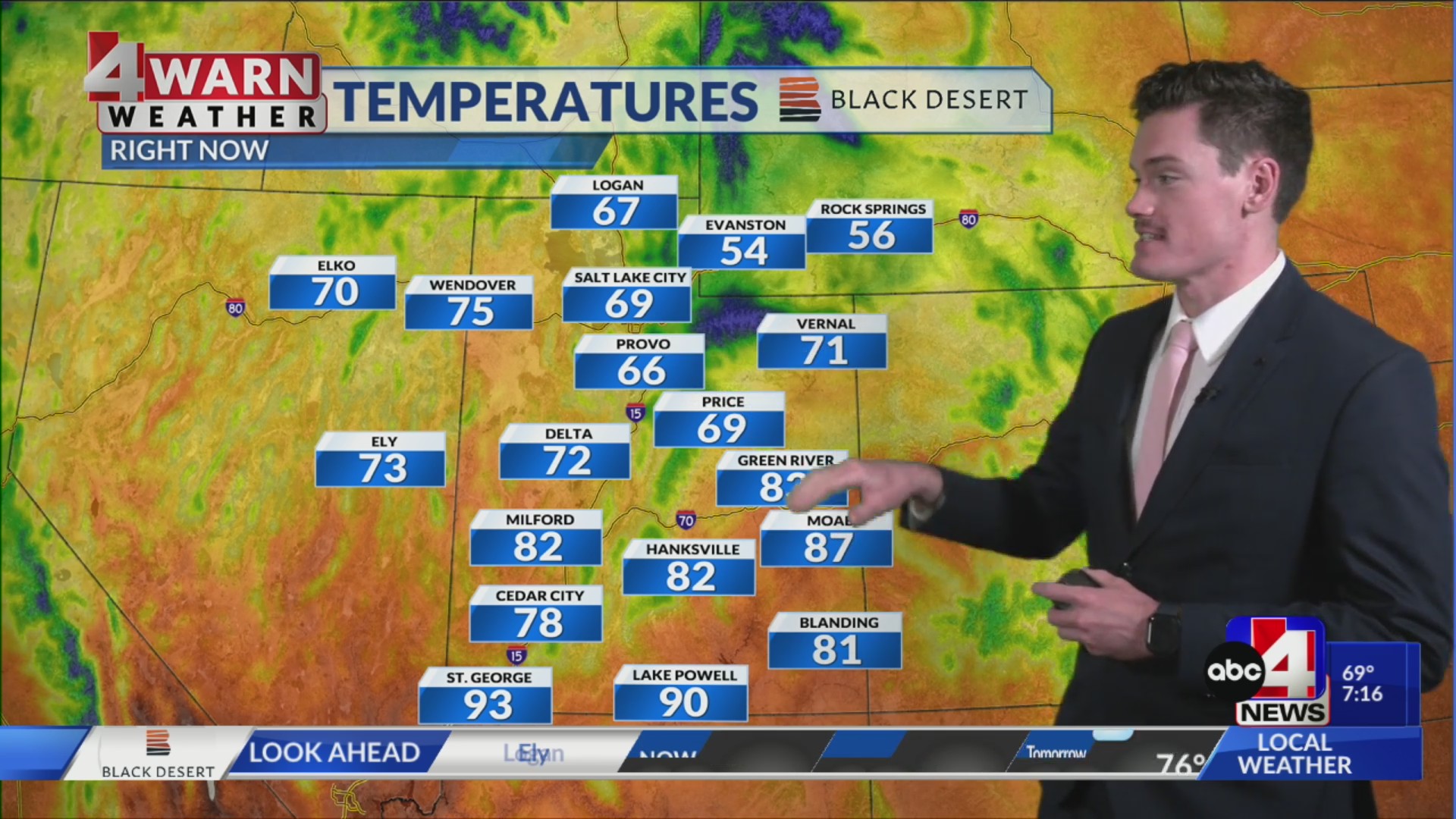 Clouds coming through today, but temperatures picking up – ABC4 Utah