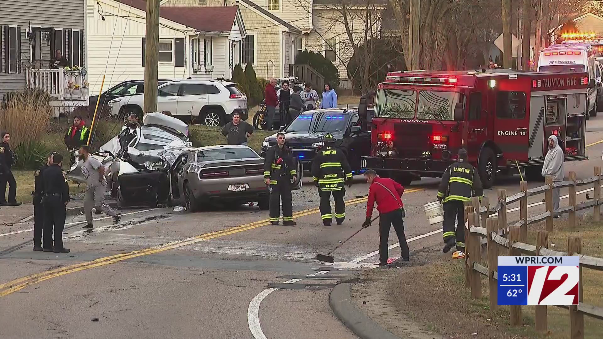 4 taken to hospital after serious crash in Taunton – WPRI.com