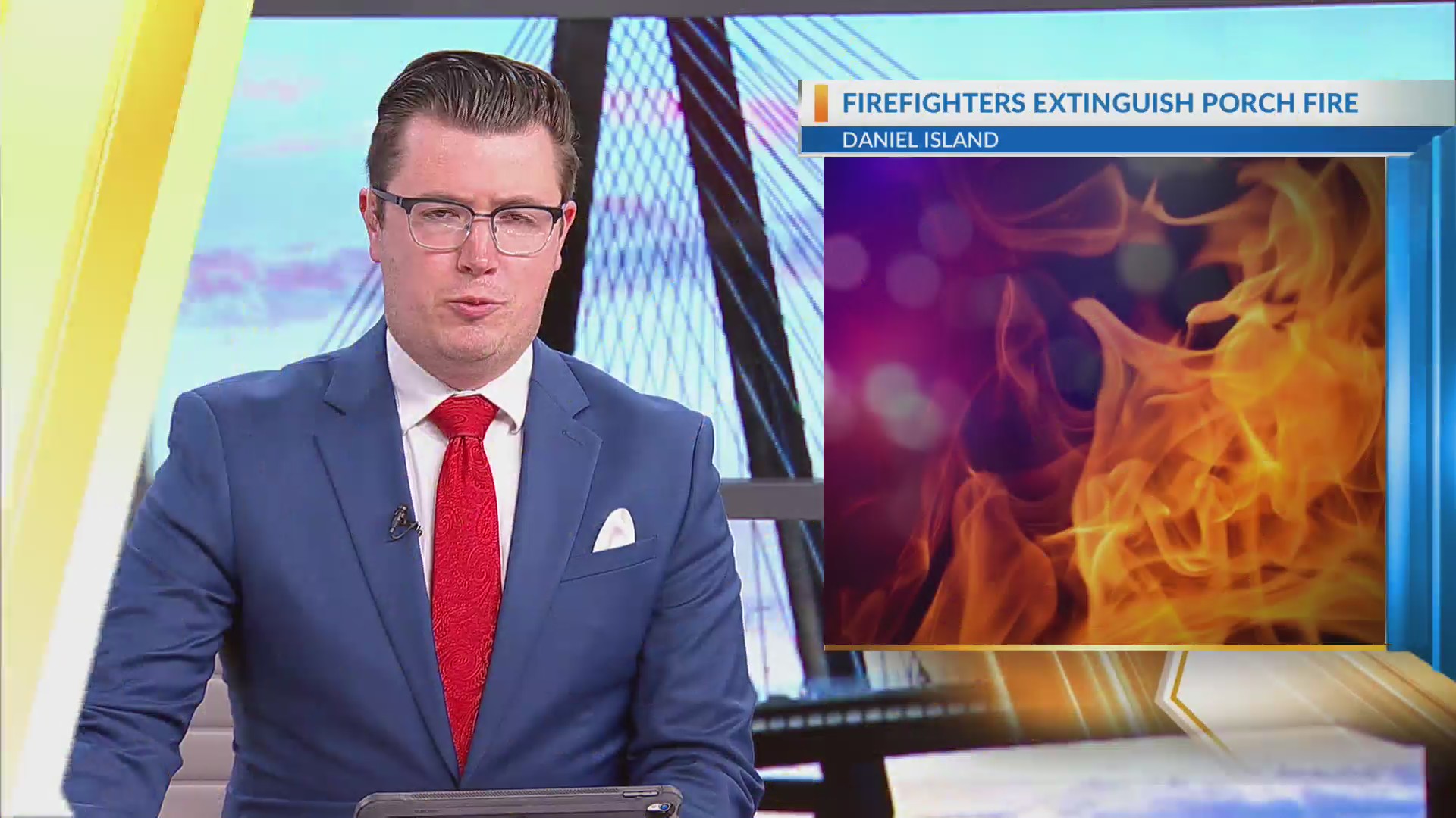 Firefighters extinguish porch fire on Daniel Island – WCBD News 2