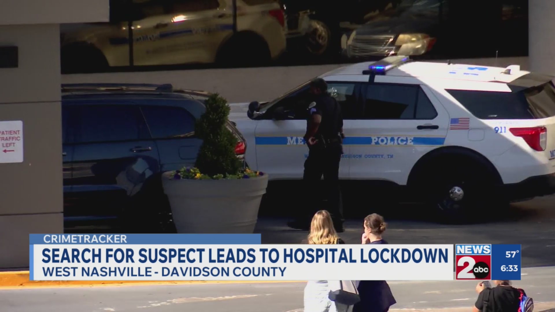 Search for suspect leads to hospital lockdown – WKRN News 2