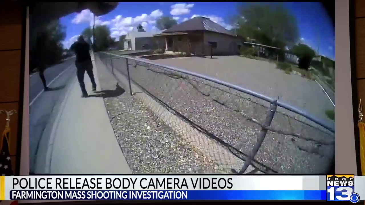 Farmington Police release video of officers responding to mass shooting