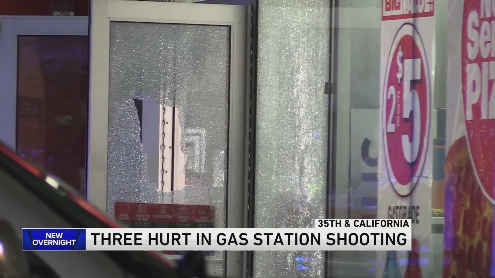 3 men, including 2 employees, shot at gas station in Brighton Park late ...