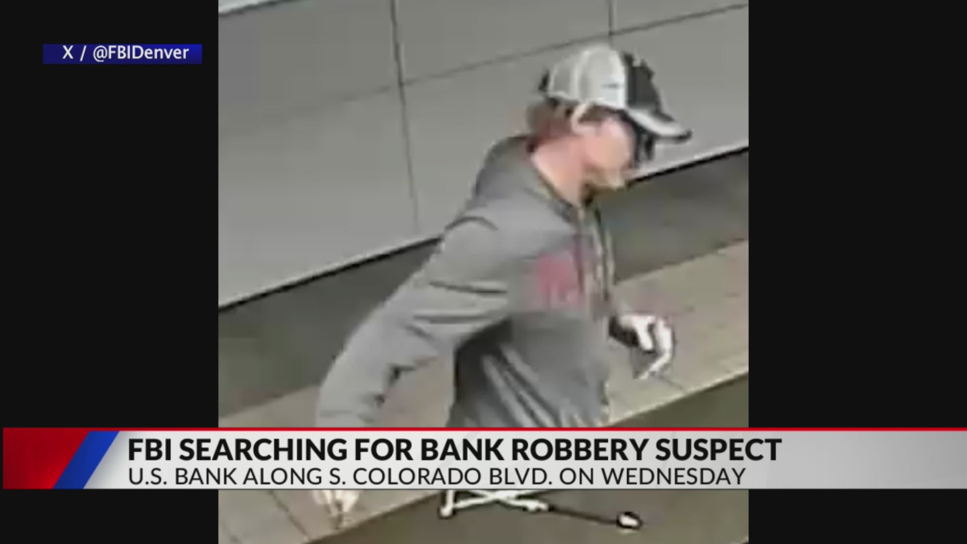 FBI searching for Denver bank robbery suspect – FOX31 Denver